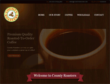 Tablet Screenshot of countyroasters.com